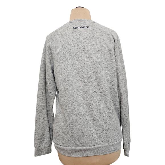 Marine Layer Samsara Gray Sweatshirt Pullover Large Unisex Made in USA - Picture 2 of 16